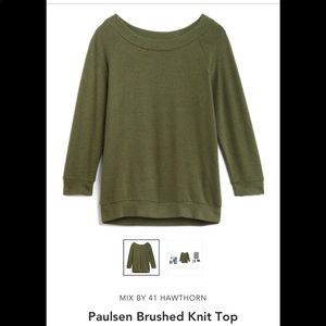 Mix By 41 Hawthorn Paulson brushed knit top